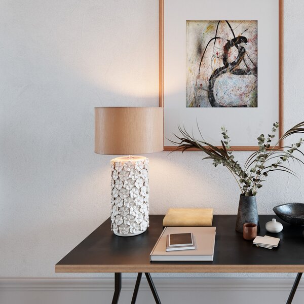 Stolové Lampa By Rydéns, Fiore, Béžová, Obývacia izba, Keramika
