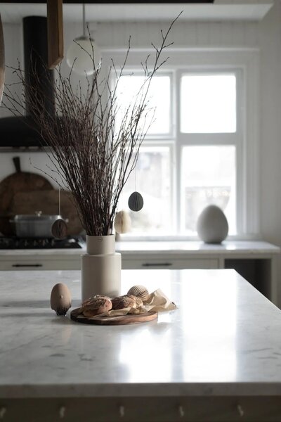 Papierové veľkonočné vajíčko Ovoid Sand 7 cm