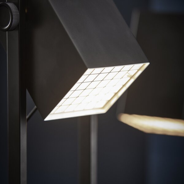 Stolové Lampa FRANDSEN, BF Quadro, Čierna, Obývacia izba, Kov, Dizajnový
