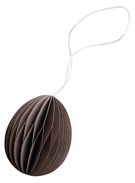 Papierové veľkonočné vajíčko Ovoid Brown 7 cm