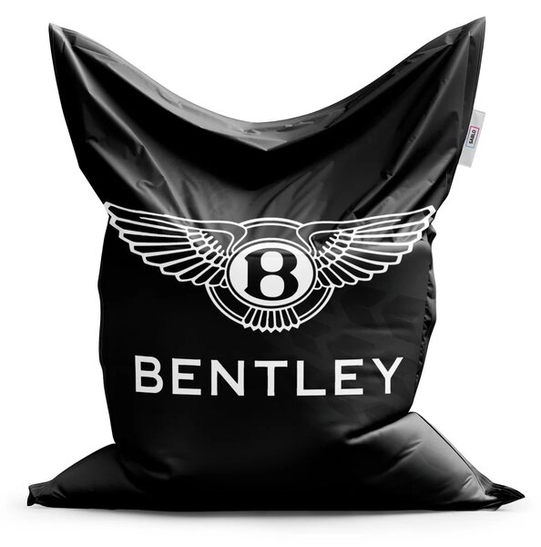 Sablio Sedací vak Logo Bentley Čierny - 150x100 cm
