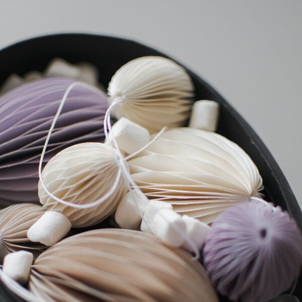 Veľkonočná dekorácia Ovoid Purple 4 cm