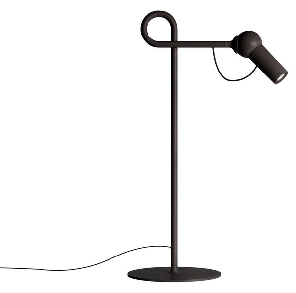 Stolové Lampa kdln, Bird, stmievateľné, Čierna, Obývacia izba, Kov