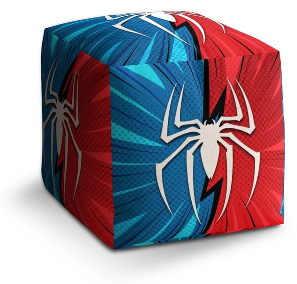 Sablio Taburet Cube Spider - 40x40x40 cm