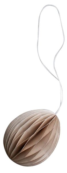 Papierové veľkonočné vajíčko Ovoid Sand 7 cm