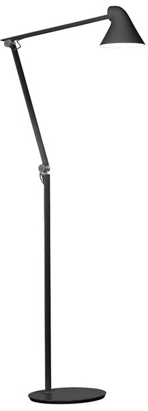 Stojacie Lampa Louis Poulsen, NJP, stmievateľné, Čierna, Obývacia izba, Kov, Dizajnový