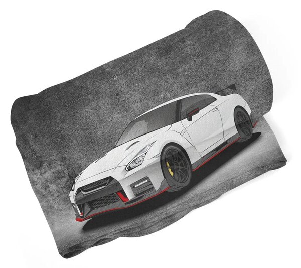 Sablio Deka Nissan GTR 35 Sivý - 150x120 cm