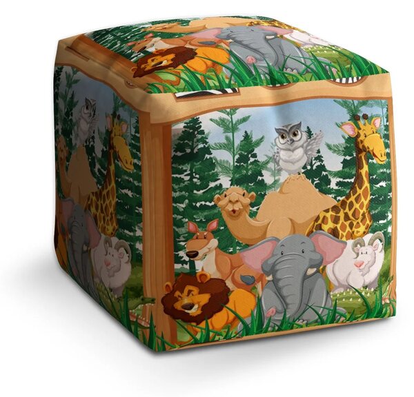 Sablio Taburet Zoo - 40x40x40 cm