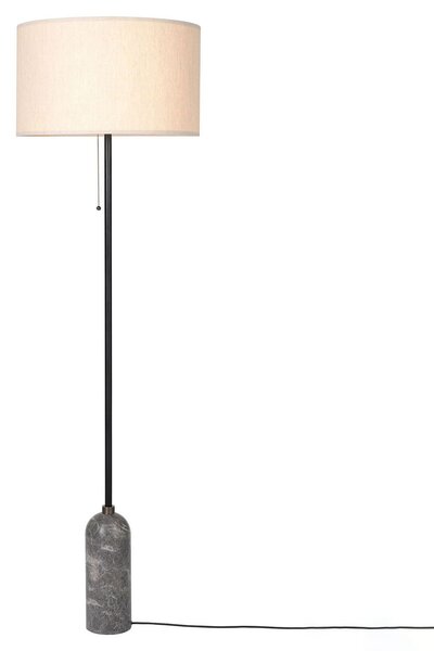 Stojacie Lampa GUBI, Gravity, stmievateľné, Béžová, Obývacia izba, Kameň, Dizajnový