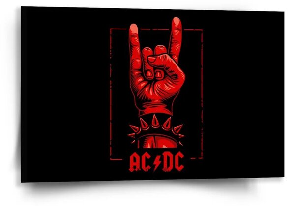 Sablio Obraz ACDC Červená ruka - 60x40 cm
