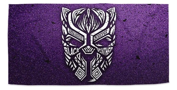 Sablio Uterák BLACK PANTHER wakanda forever Biely - 30x50 cm
