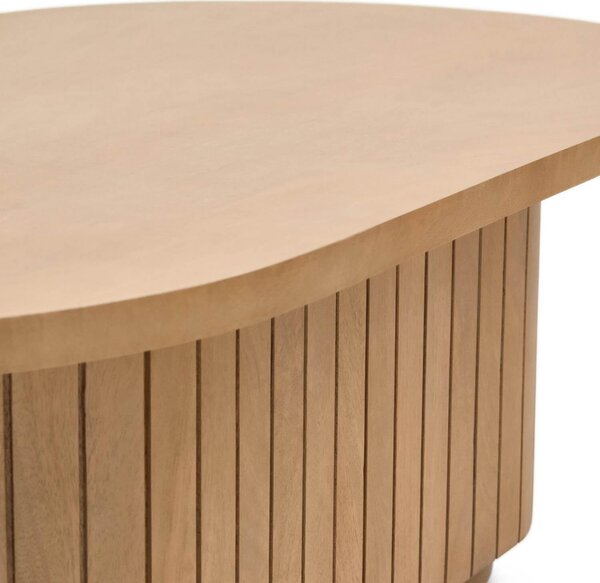 MUZZA Konferenčný stolík licia 120 x 60 cm prírodný