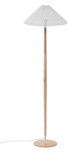 Stojacie Lampa Lucande, Ellorin, Biela, Obývacia izba, Tkanina / Textil, Rustikálny