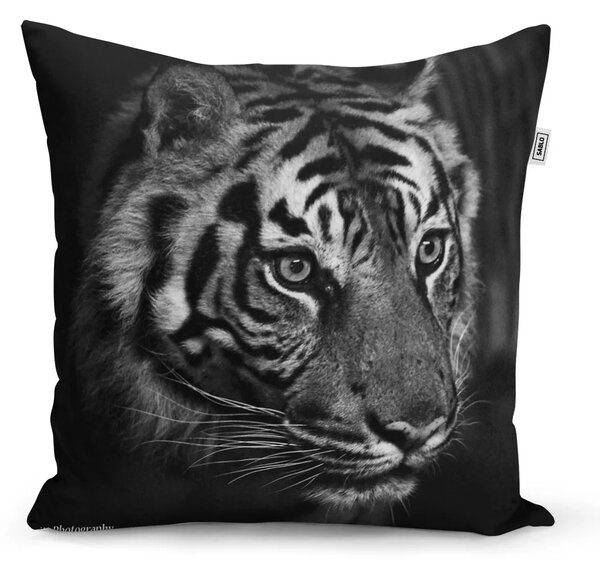 Sablio Vankúš Čierno-biely tiger - 40x40 cm
