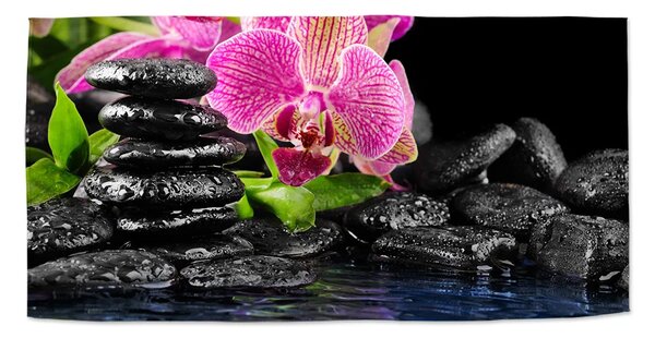 Sablio Uterák Orchidea na kameňoch - 30x50 cm