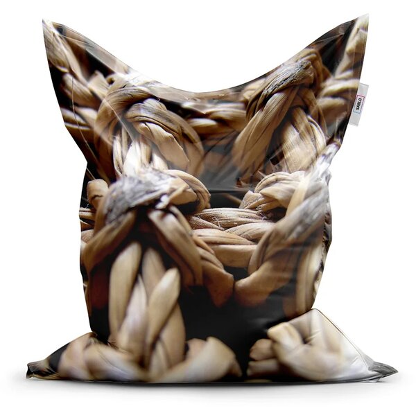 Sablio Sedací vak Banánové listy - 150x100 cm