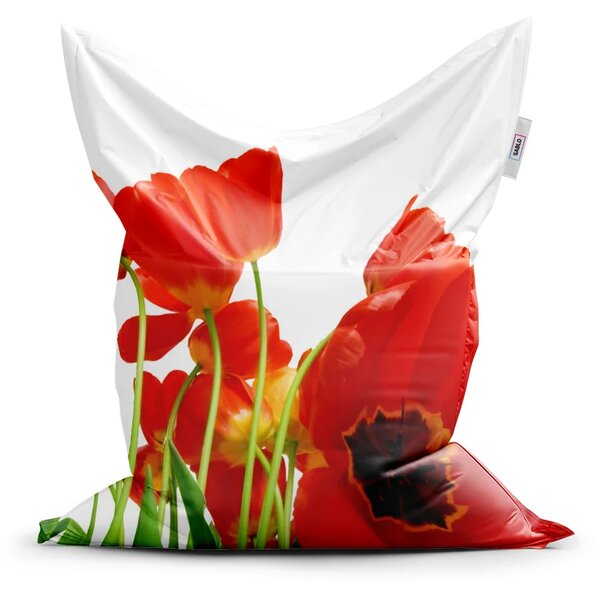 Sablio Sedací vak Tulipány - 150x100 cm