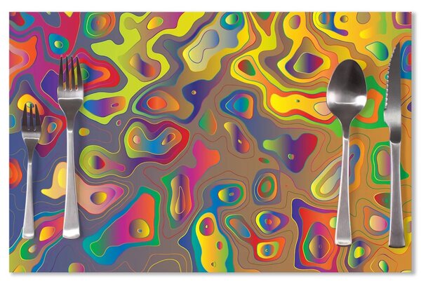 Sablio Prestieranie Farebné škvrny: 40x30cm
