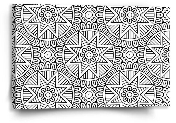 Sablio Obraz Hviezdy mehendi - 60x40 cm