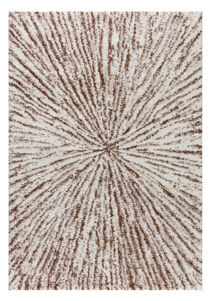 Koberec Softness krémová/hnedá 160x230cm