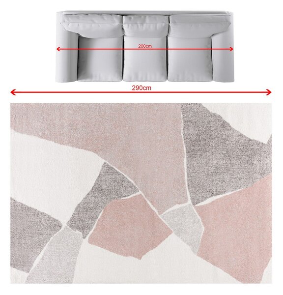Koberec Softness cream/nude rose 200x290cm