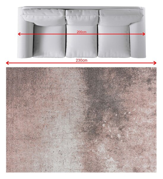 Koberec Softness nude cream rose 160x230cm