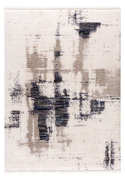 Koberec Boho krémová/modrá 200x290cm