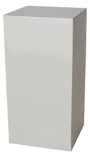 Podstavec PODEST, výška 60 cm, sklolaminát, biely lesk