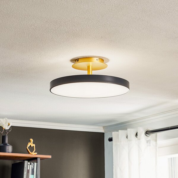 Stropné Lampa UMAGE, Asteria Up Medium, stmievateľné, Čierna, Obývacia izba, Kov, Dizajnový