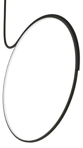 Stropné Lampa kdln, Poise, stmievateľné, Čierna, Obývacia izba, Kov, Dizajnový