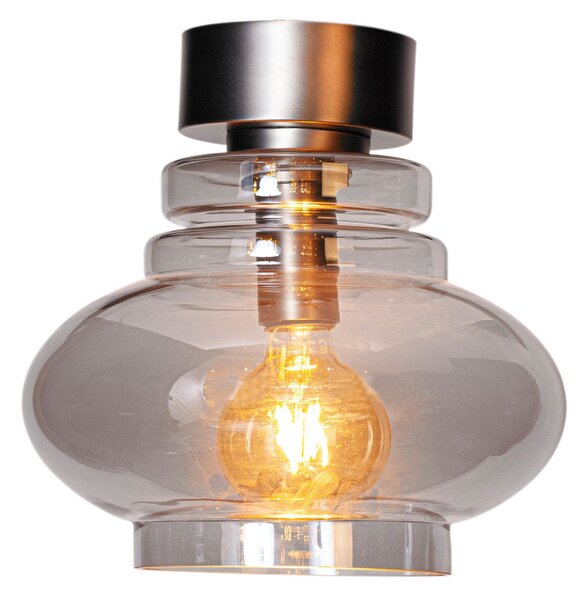 Stropné Lampa By Rydéns, Dolores, stmievateľné, Sivá, Obývacia izba, Sklo, Škandinávsky