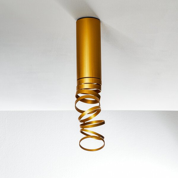 Stropné Lampa Artemide, Decomposé, Zlatá / Mosadz, Obývacia izba, Kov, Dizajnový