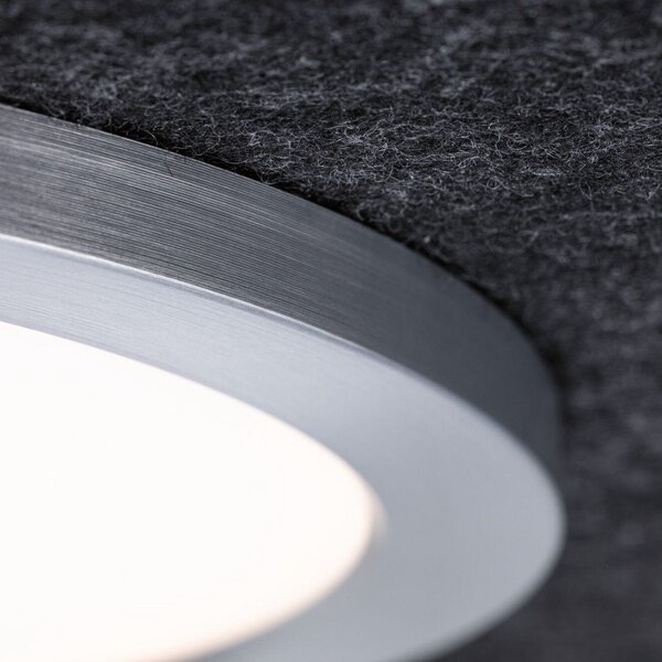 Stropné Lampa Paulmann, Tulga, stmievateľné, Čierna, Obývacia izba, Tkanina / Textil, Moderný