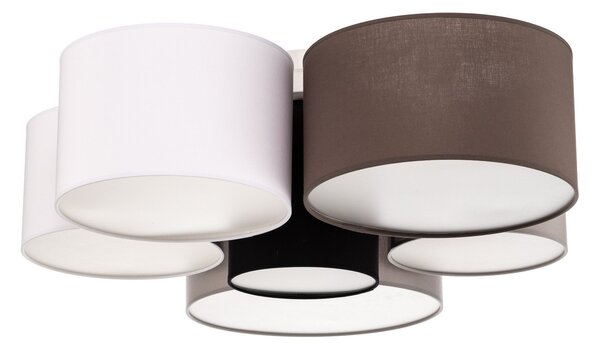Stropné Lampa Euluna, Lodge, stmievateľné, Viacfarebná, Obývacia izba, Tkanina / Textil, Moderný