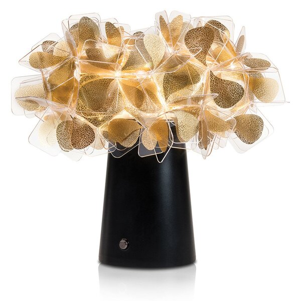 Stolové Lampa Slamp, Clizia Mama Non Mama, stmievateľné, Zlatá / Mosadz, Obývacia izba, Plast, Dizajnový