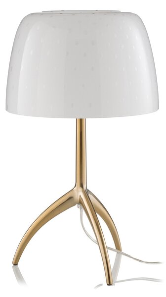 Stolové Lampa Foscarini, Lumiere, Biela, Obývacia izba, Sklo, Dizajnový