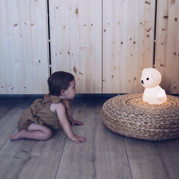 Stolové Lampa Mr Maria, Snuffy, stmievateľné, Biela, Detská izba, Plast