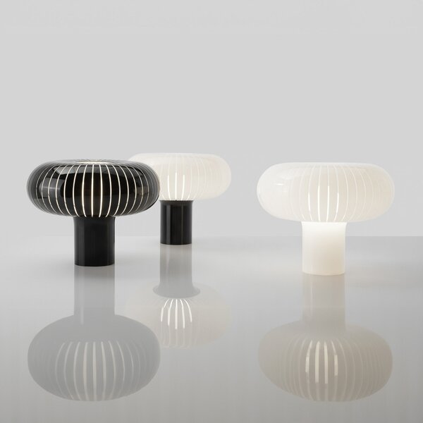 Stolové Lampa Kartell, Teresa, stmievateľné, Biela, Obývacia izba, Plast, Dizajnový