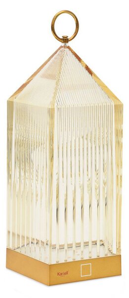 Vonkajšie Svietidlo Kartell, Lantern, stmievateľné, Žltá, Balkón, Plast, Dizajnový