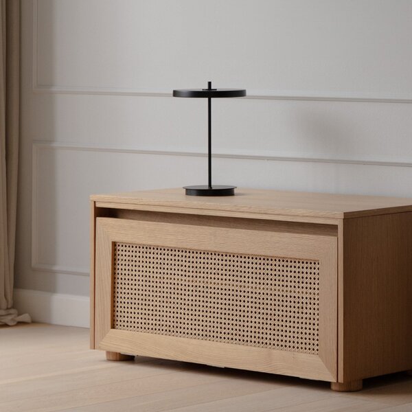 Stolové Lampa UMAGE, Asteria Table, stmievateľné, Čierna, Obývacia izba, Hliník, Dizajnový