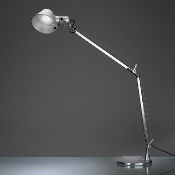 Stolové Lampa Artemide, Tolomeo, stmievateľné, Metalická, Pracovňa, Kov, Dizajnový