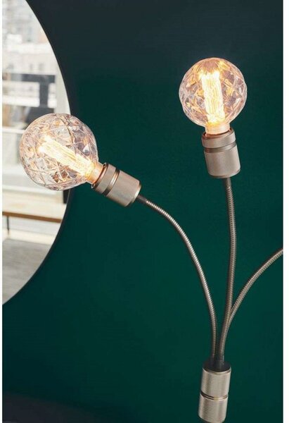 Stojacie Lampa Halo Design, Čierna, Obývacia izba, Kov