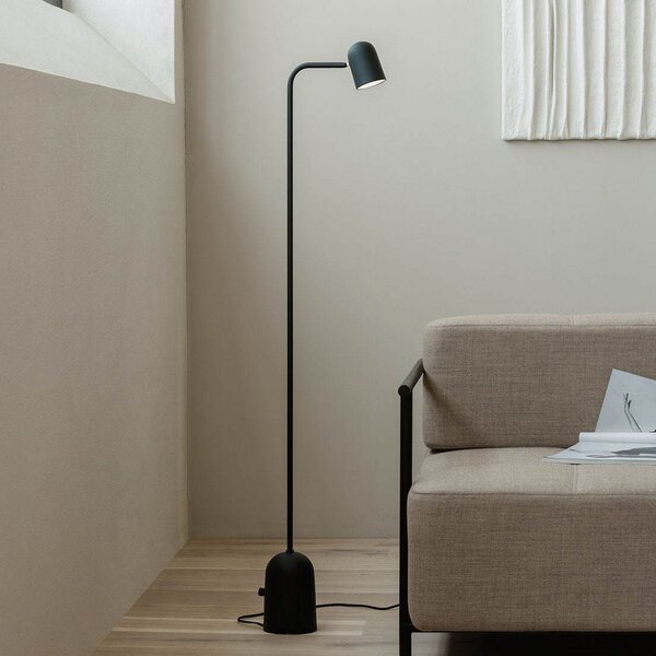 Stojacie Lampa Northern, Buddy floor, stmievateľné, Čierna, Obývacia izba, Kov, Škandinávsky