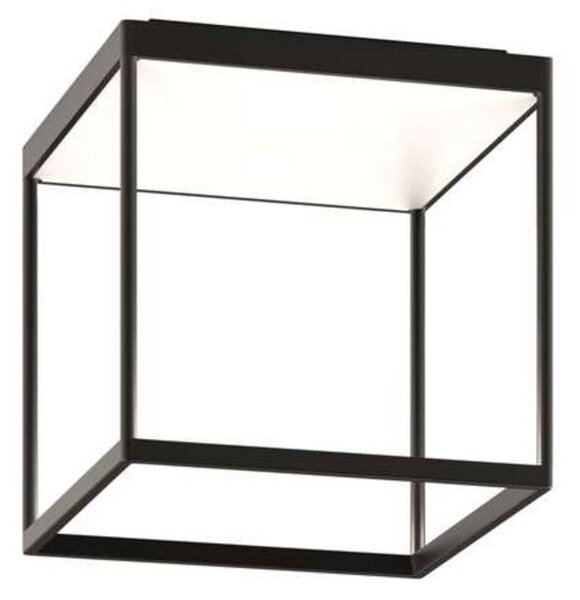 Stropné Lampa Serien Lighting, stmievateľné, Čierna, Obývacia izba, Hliník
