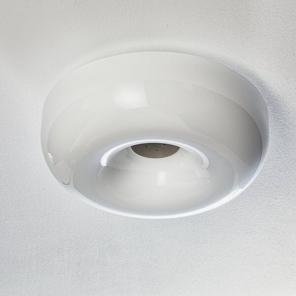 Stropné Lampa Foscarini, Circus piccola, stmievateľné, Biela, Obývacia izba, Sklo, Dizajnový