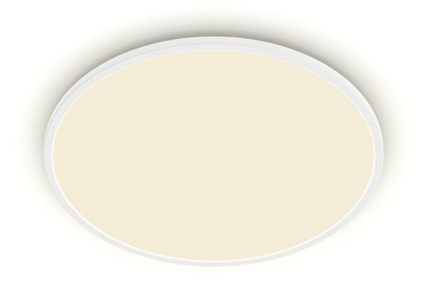 Stropné Lampa Philips, Superslim, stmievateľné, Biela, Kúpeľňa, Kov