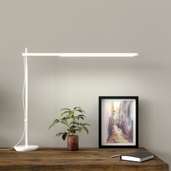 Stolové Lampa Artemide, Talak Professional, stmievateľné, Biela, Pracovňa, Kov, Dizajnový