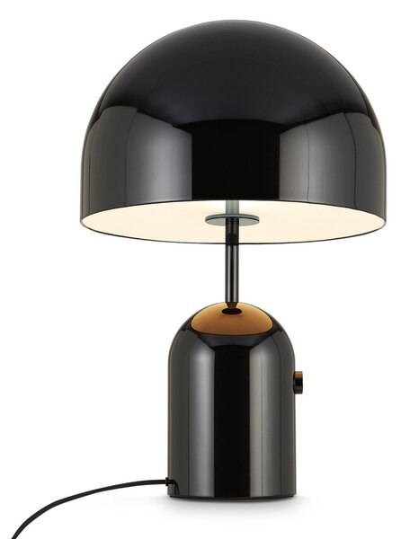 Stolové Lampa Tom Dixon, Bell, stmievateľné, Čierna, Obývacia izba, Kov, Dizajnový