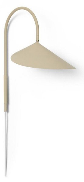 Nástenné Svietidlo ferm LIVING, Arum Swivel, Béžová, Obývacia izba, Kov, Dizajnový