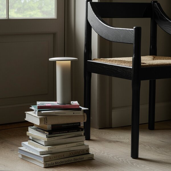 Stolové Lampa FRITZ HANSEN, Solae, stmievateľné, Sivá, Obývacia izba, Hliník, Moderný